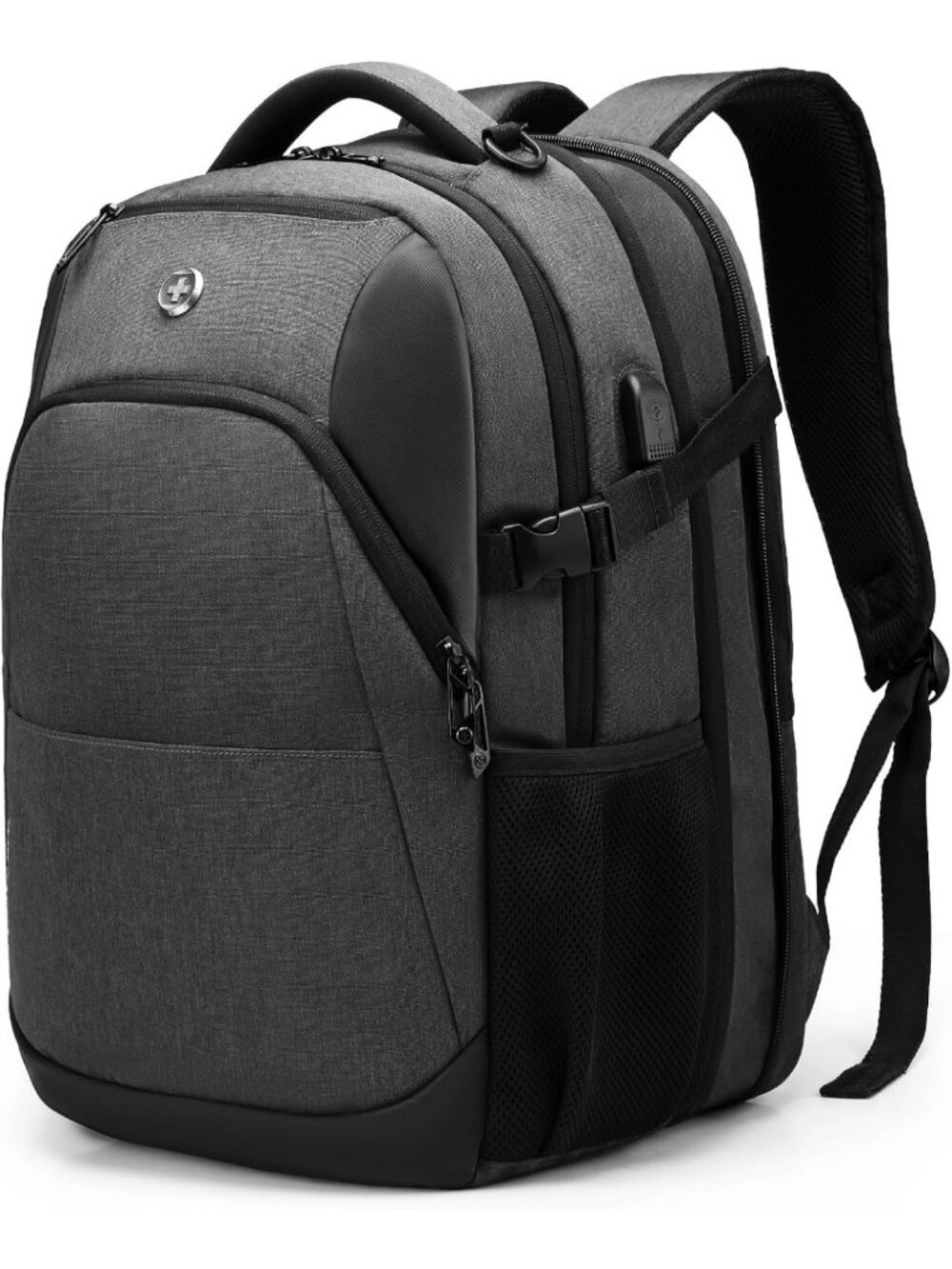 Stylish 17-Inch Laptop Backpack for Men & Women, Travel-Friendly Design